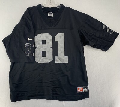 Oakland Raiders Tim Brown Vintage NFL Black Nike Football Jersey