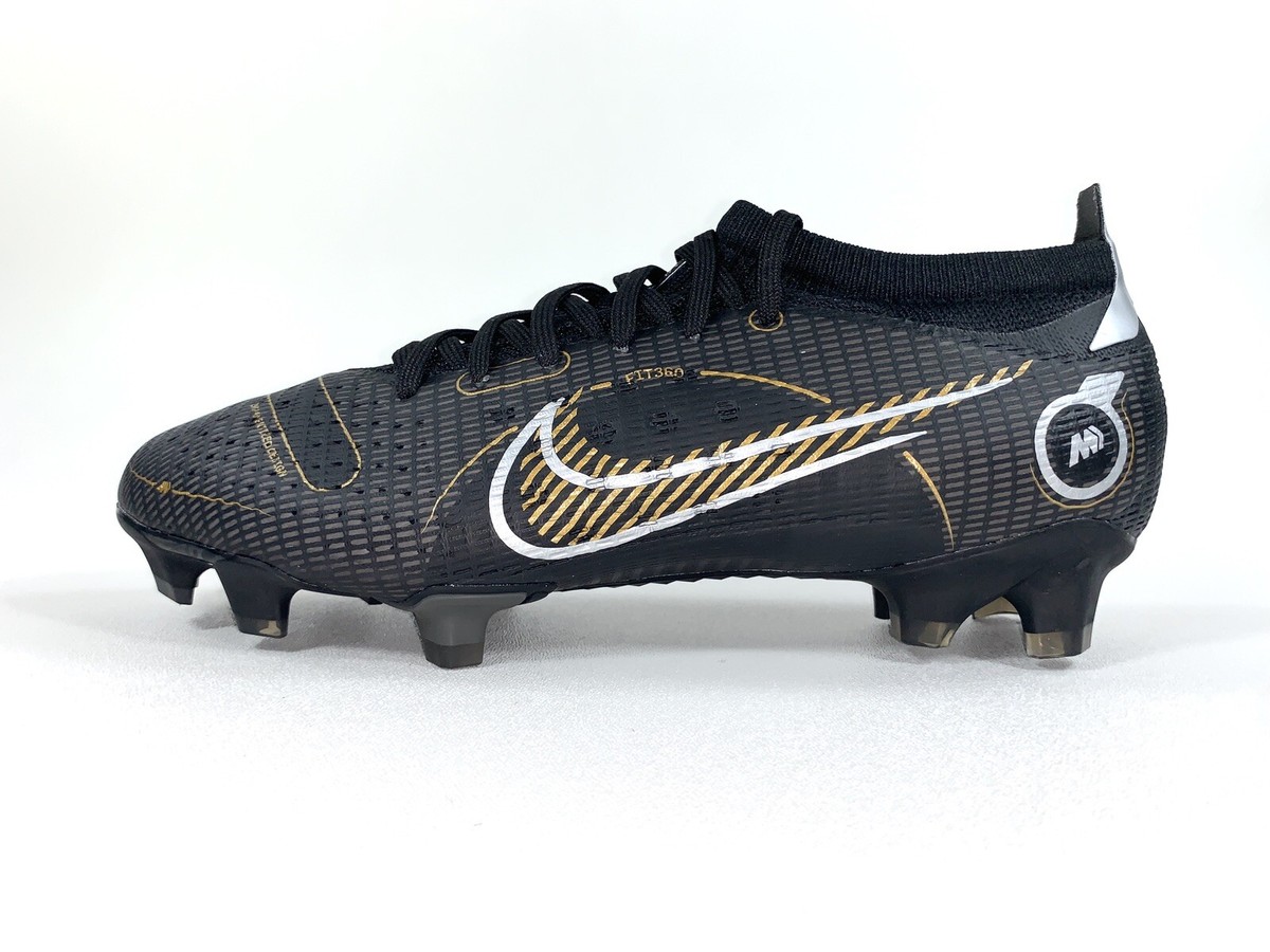 Nike Vapor 14 Pro FG Soccer Cleats Black Gold DJ2846-007 Men's 7