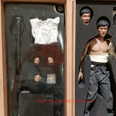 Perfect Enterbay Studio 1/6 Bruce Lee The Big Boss Figure in stock
