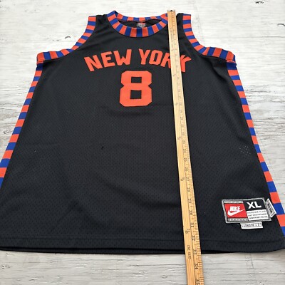 Vintage Nike NBA New York Knicks Latrell Sprewell #8 Sewn