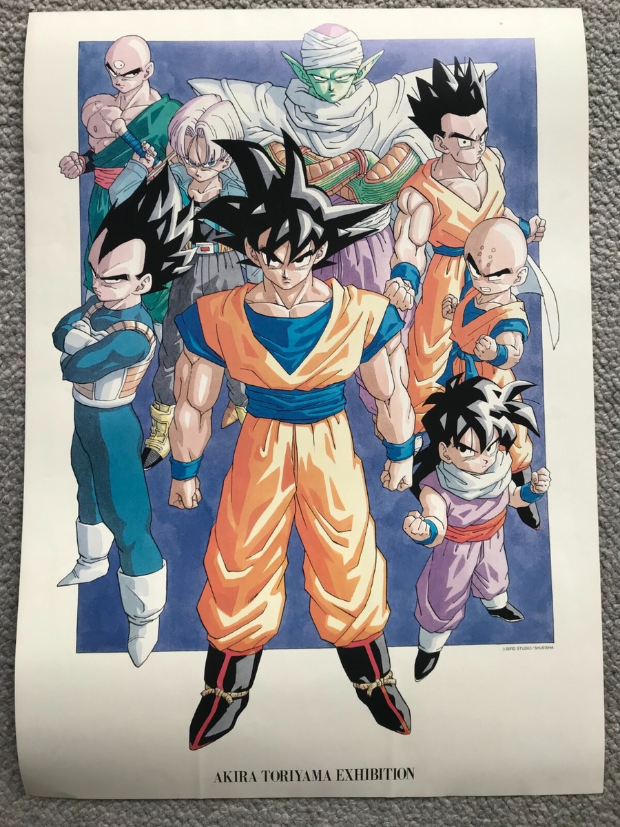 Akira Toriyama World Exhibition Poster B3 Size from Japan Dragon