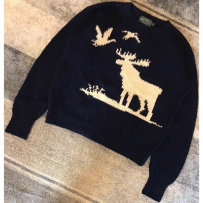 Used 80's Vintage POLO COUNTRY RALPH LAUREN Reversible Knit