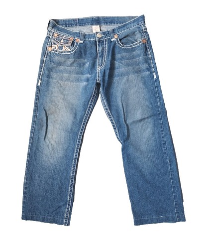 True Religion Jeans Men 32 Ricky Straight Fit Super T Stretch