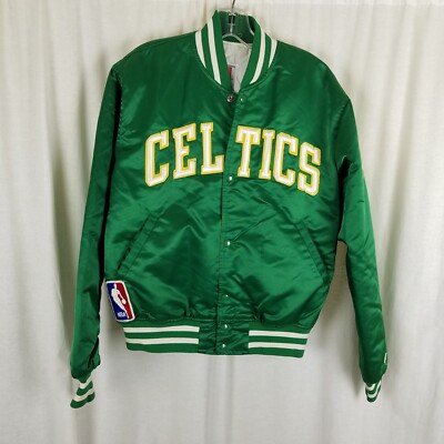 Vintage 80s NBA Starter Boston Celtics Green Satin Basketball