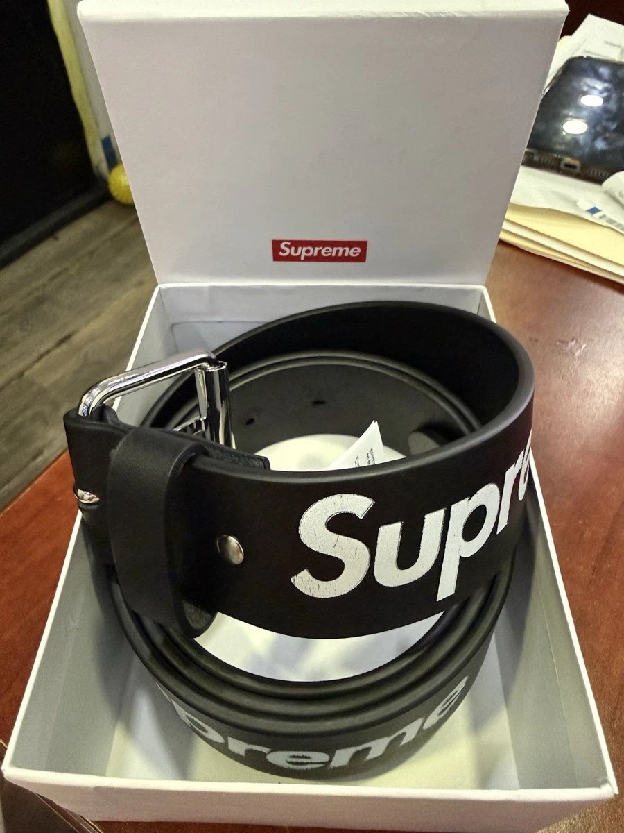 Supreme Black Belts for Men for sale | eBay
