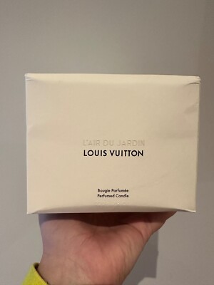 NIB AUTH LOUIS VUITTON L'AIR DU JARDIN FRAGRANCE CANDLE | eBay