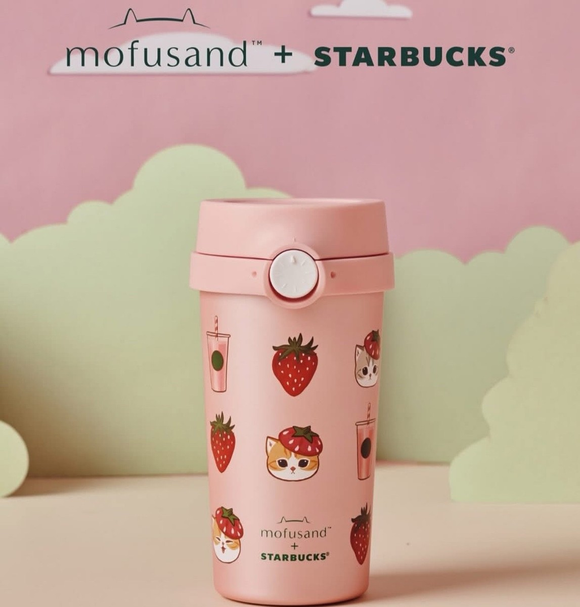 FREE SHIPPING!) Starbucks Singapore x Mofusand Exclusive