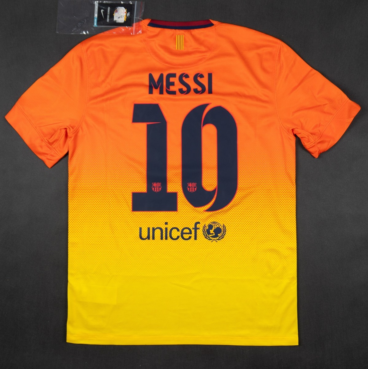 FC BARCELONA 2012-2013 LEO MESSI JERSEY AWAY M MEDIUM NEW