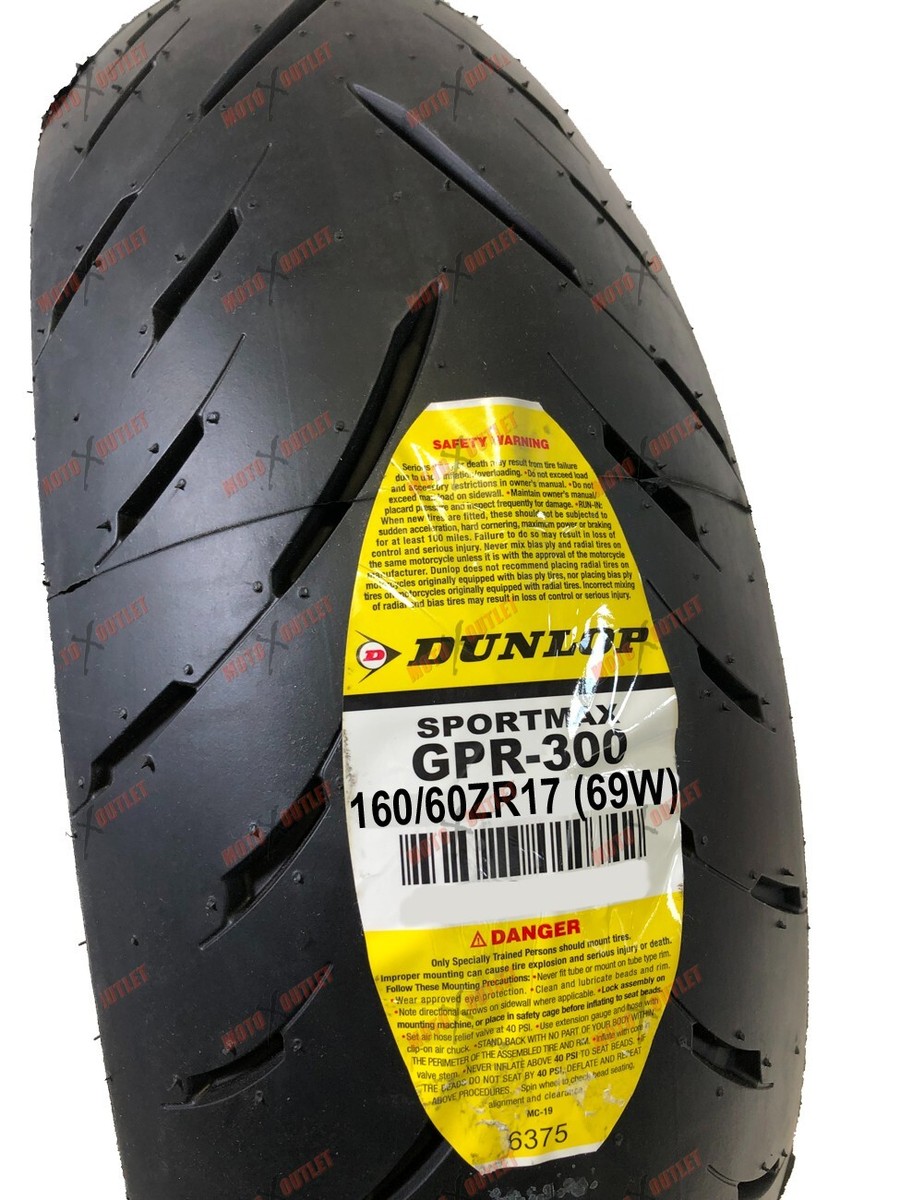 Dunlop Sportmax 160/60ZR17 120/70ZR17 Front Rear Motorcycle Tires