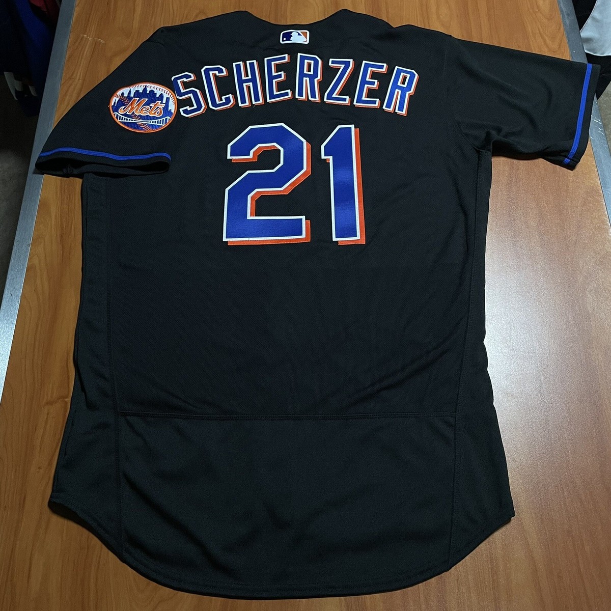 極美品Majestic MLB NY SUBWAY SERIES Jersey黒 【公式通販】