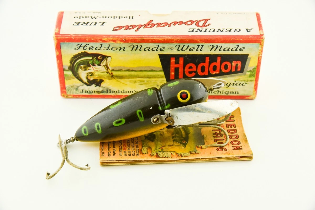 Heddon Wooden Vintage Frog Lure Vintage Fishing Lures for sale | eBay