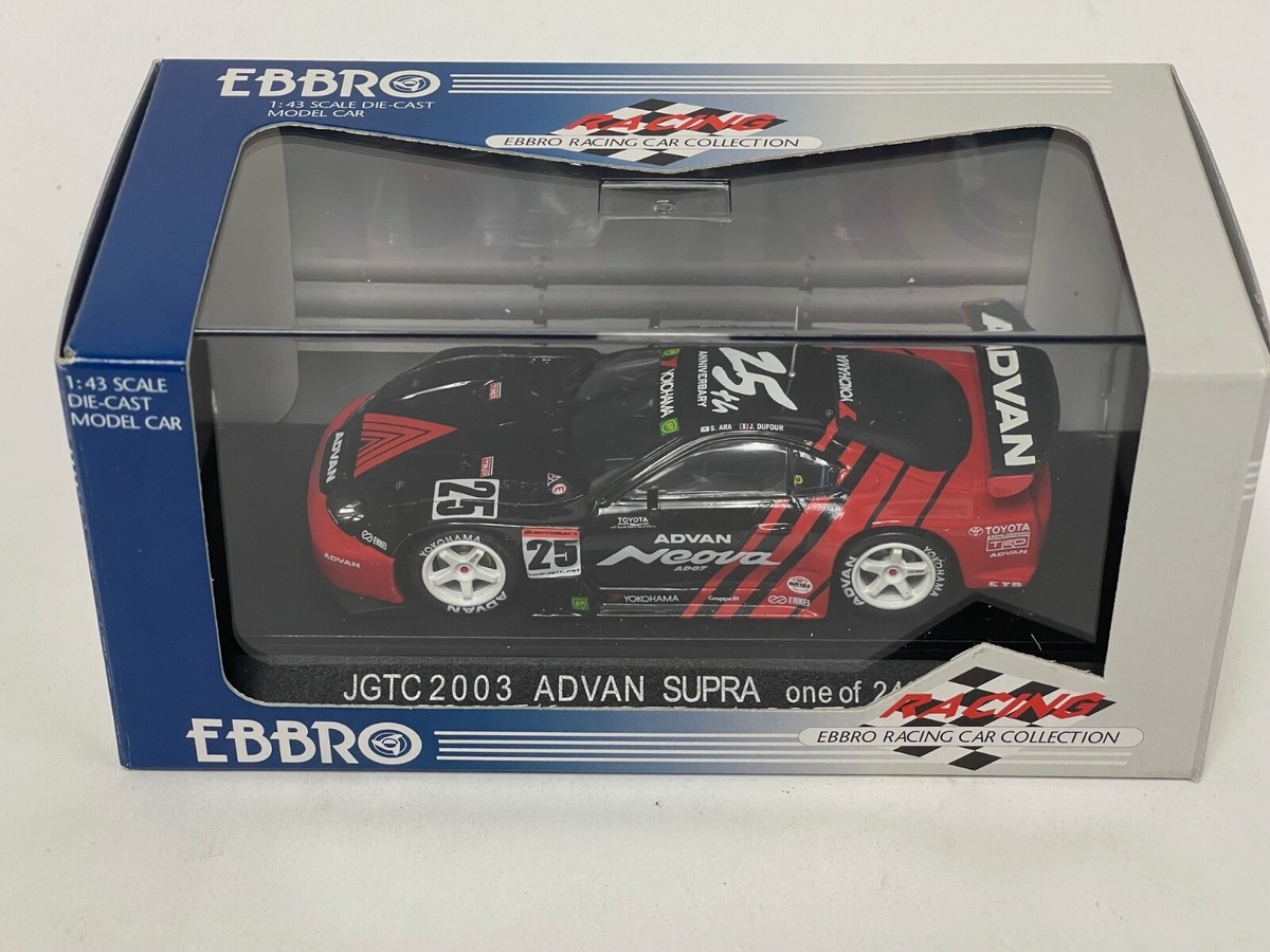 1/43 Ebbro Advan Tom's Toyota Supra JGTC 2003 car #25 #466 . CS983