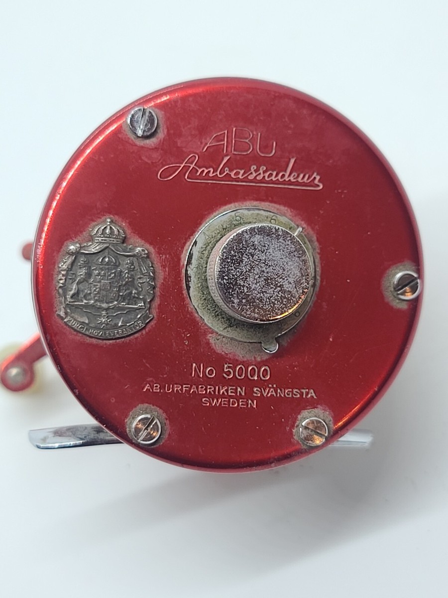 RARE Vintage ABU Ambassadeur No. 5000 Fishing Reel Made in SWEDEN