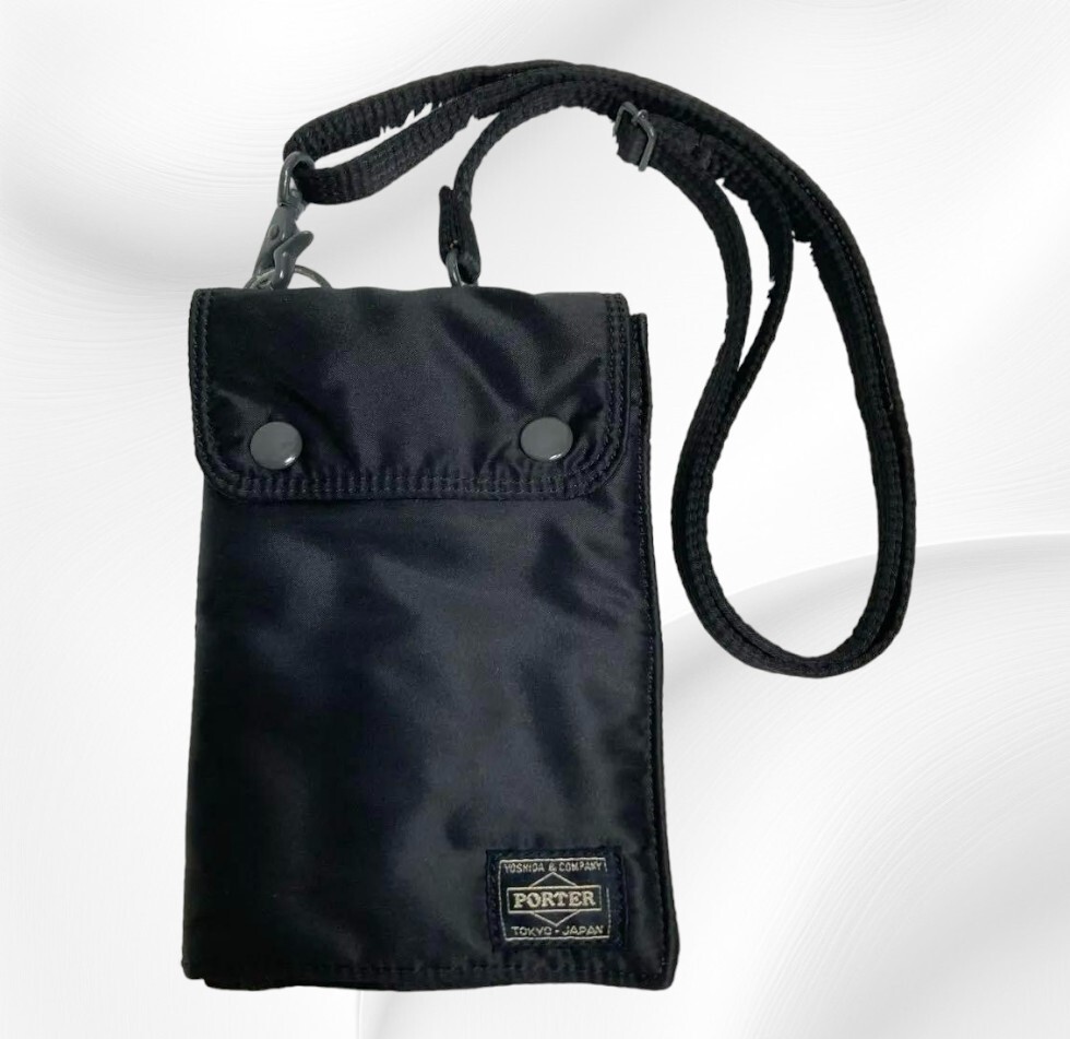 PORTER YOSHIDA TANKER Travel Bag Sacoche Travel Case Pouch Black