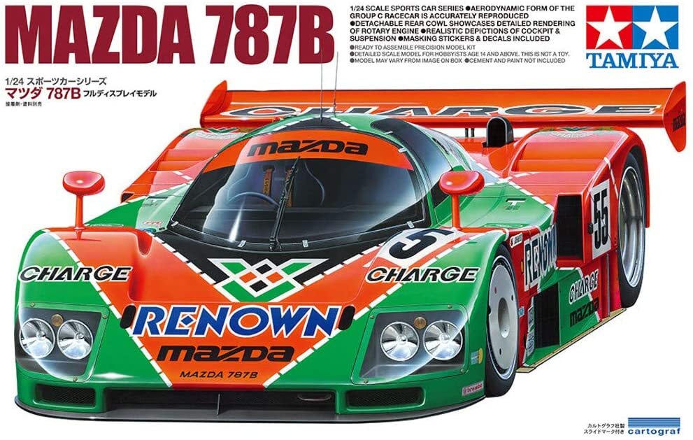 Rare kit Tamiya 1/24 Mazda 787B Le Mans ＋STUDIO27 Dedicated Decal
