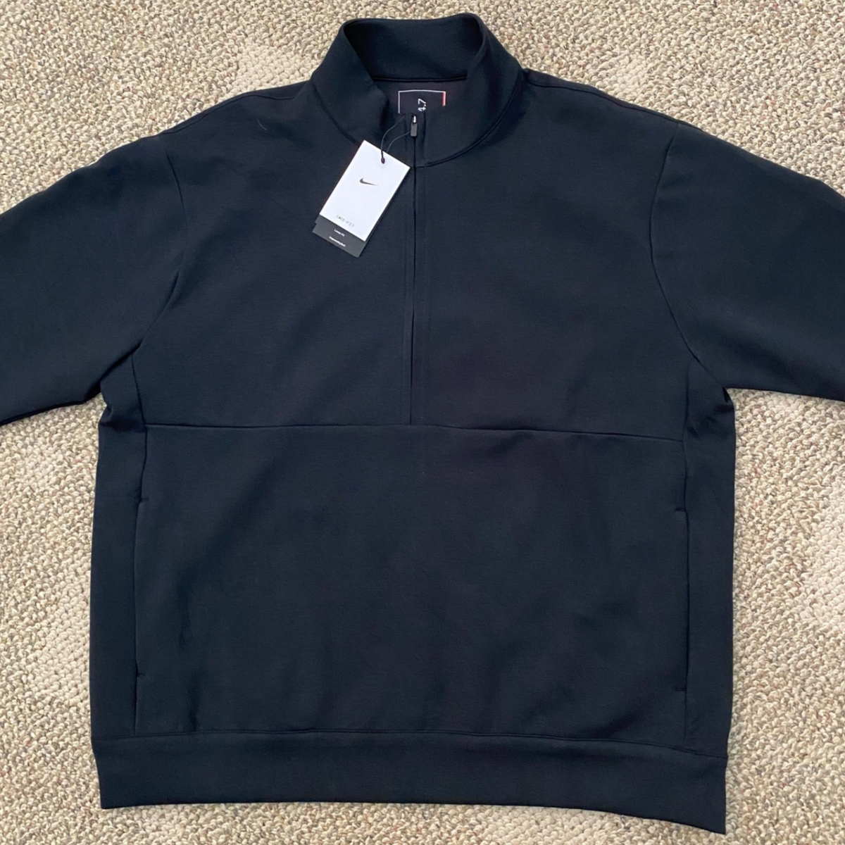Nike 24.7 1/2-Zip Top Shirt Impossibly Soft L/S HQ6953-010 $120
