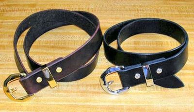 Amish-made Men USA Full Grain Leather Belts 1 1/2