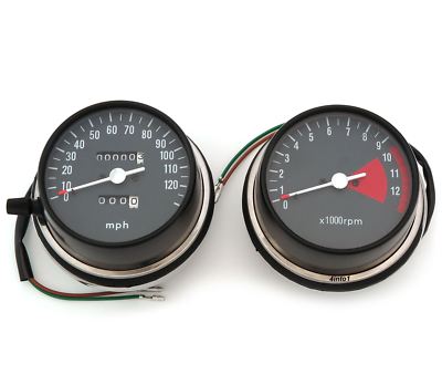 Speedometer & Tachometer Set - Honda CB750 CB750K CB750F - 1973