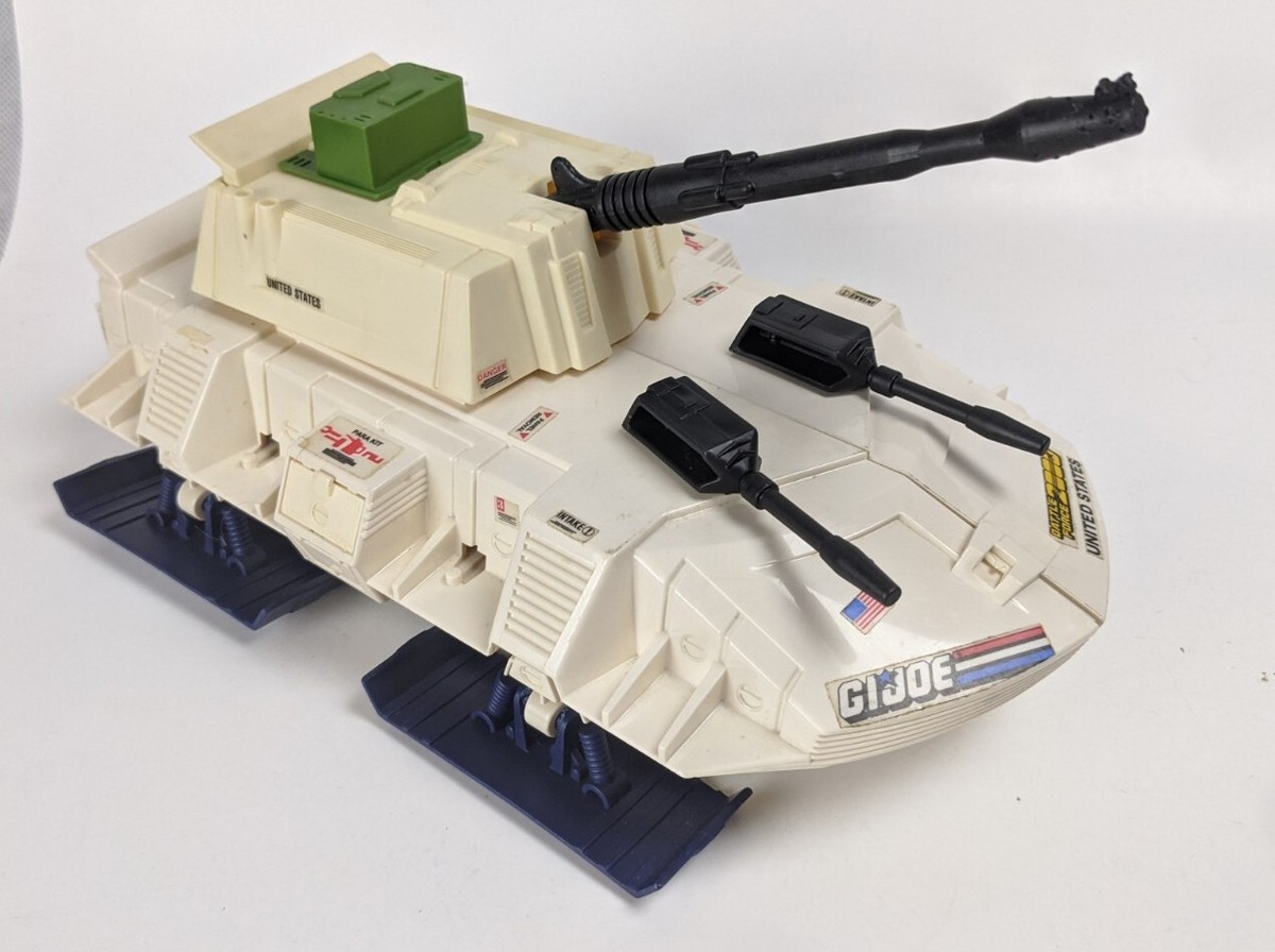 Vtg 1987 GI Joe Dominator Snow Tank Battle Force 2000 Hasbro