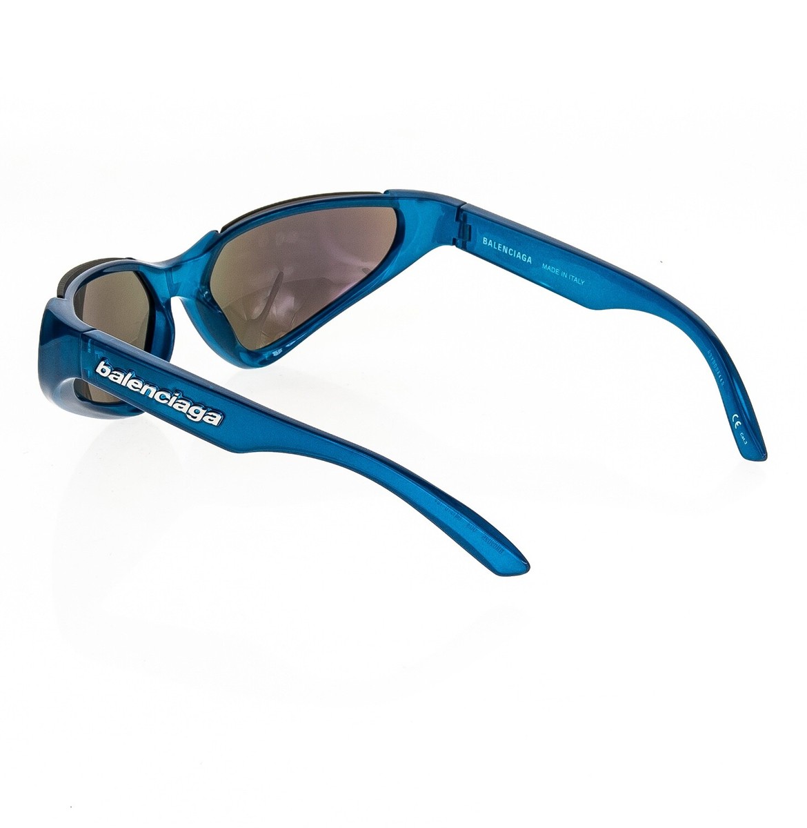 BALENCIAGA XPANDER CAT 0202 Blue Glitter Mirror Unisex Mask