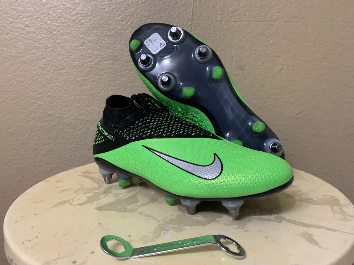Nike Phantom Vision 2 Elite DF SG Pro Black Green Strike for Sale