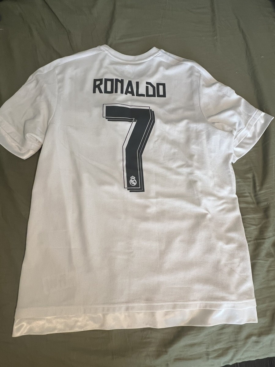 Ronaldo Cristiano Real Madrid Authentic Adidas Home 2015/16 UCL