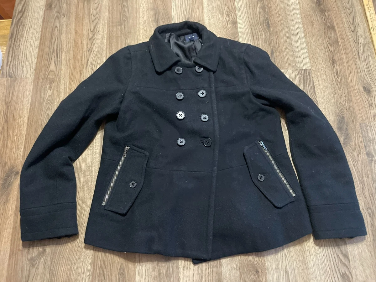 Gap Pea Coat Black Coats, Jackets & Vests for Women for sale | eBay