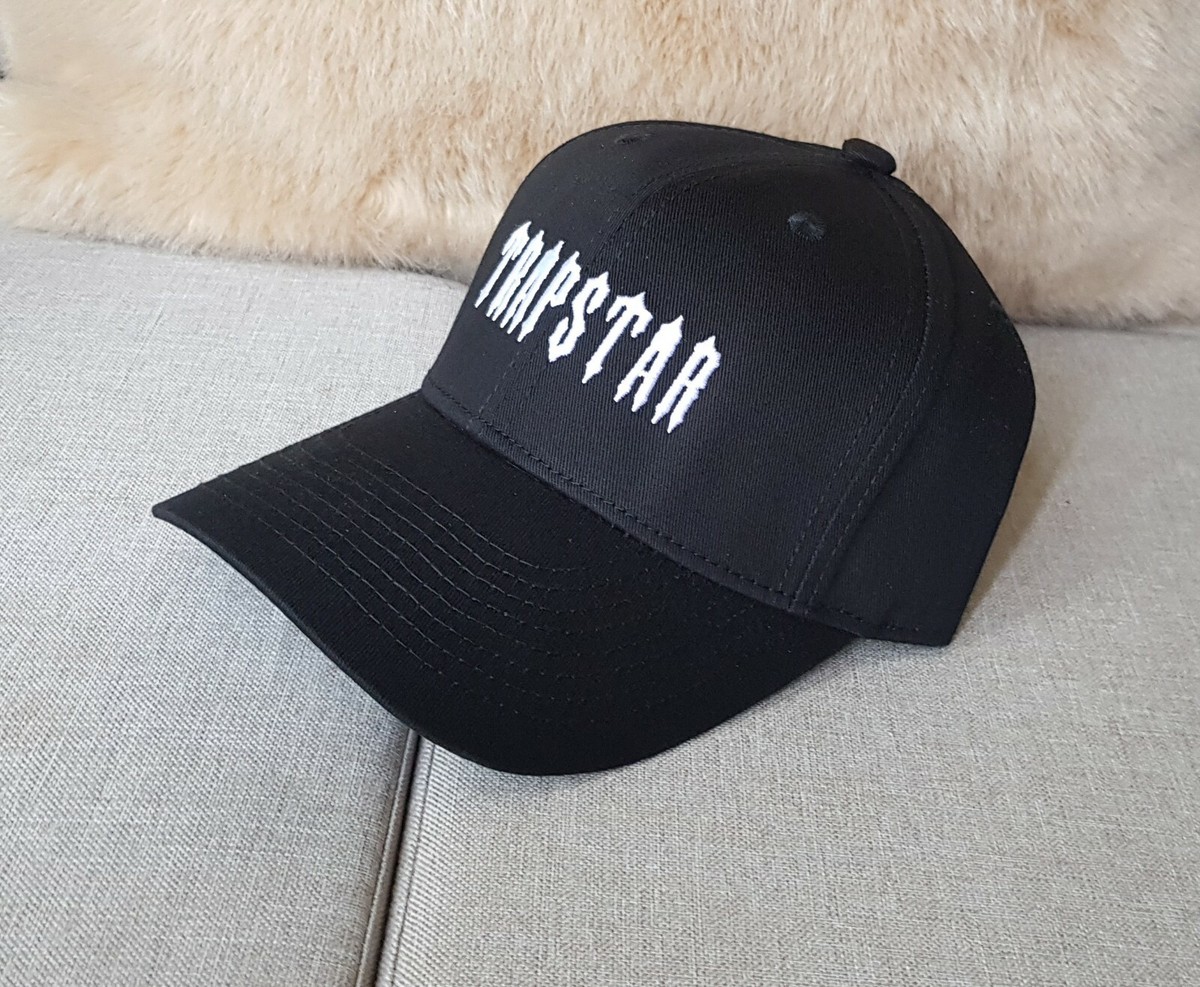 Trapstar Logo Irongate Square Star Black Men Trucker Icon Flag