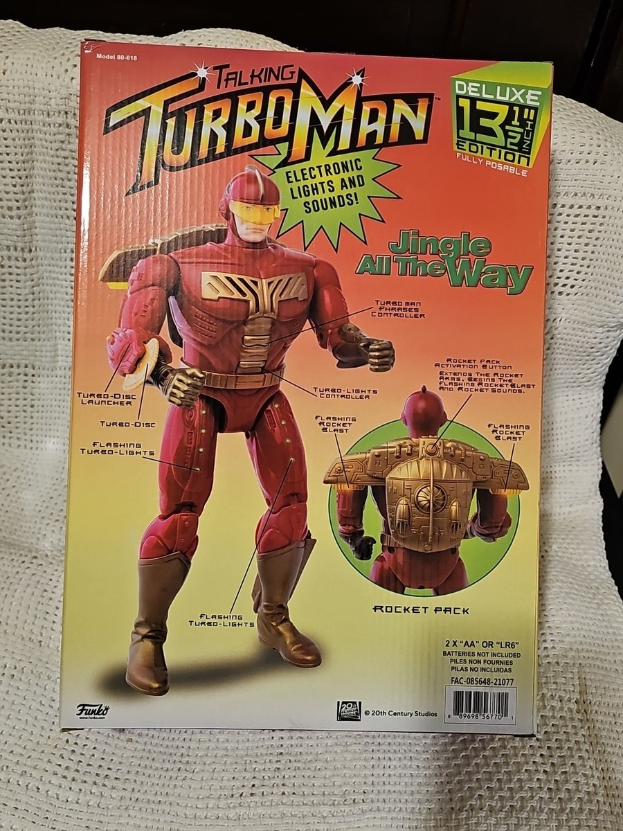 Buy Funko 80-618 Talking Turbo Man Jingle All The Way Action