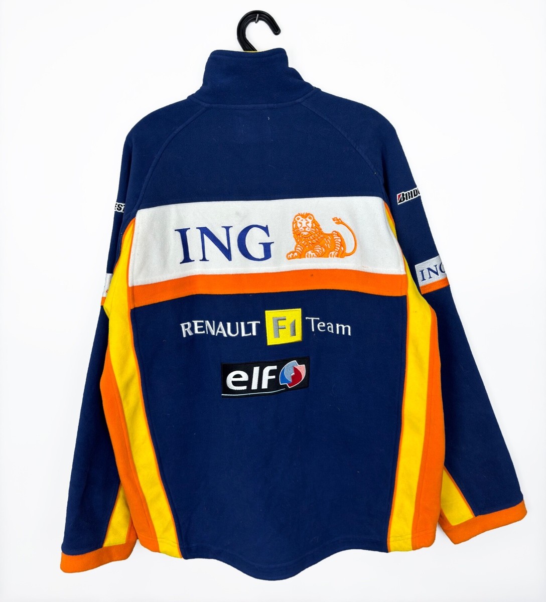 Vintage Renault F1 Racing Team Full Zip Fleece | eBay
