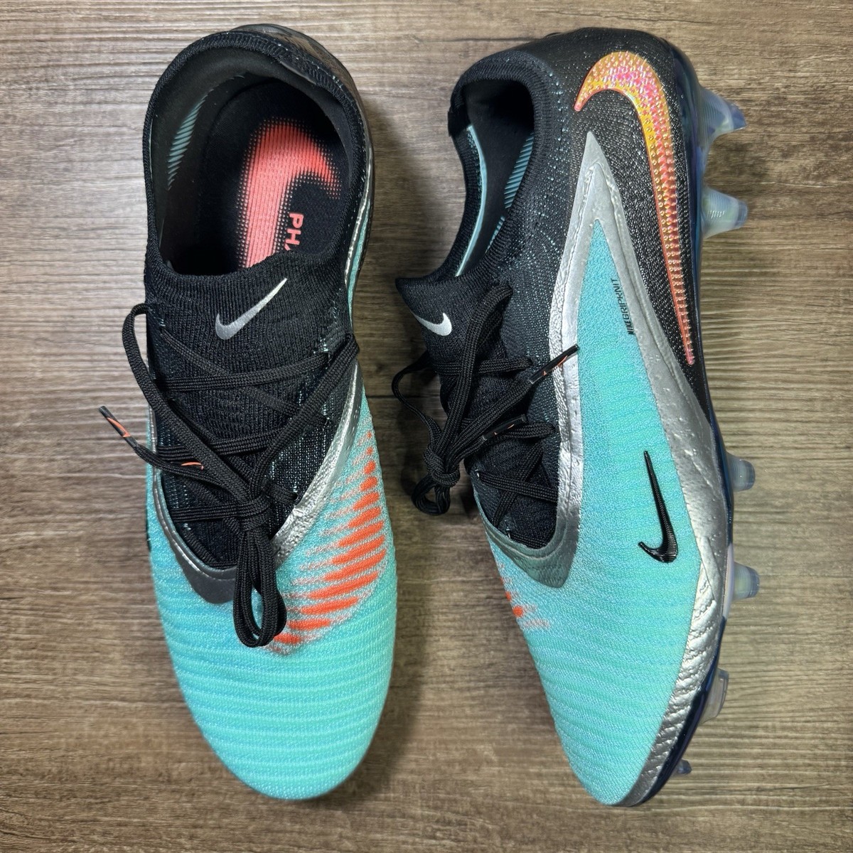 Nike Phantom 6 Elite FG Low 'Chrome/Black' New Men's Size 10.5