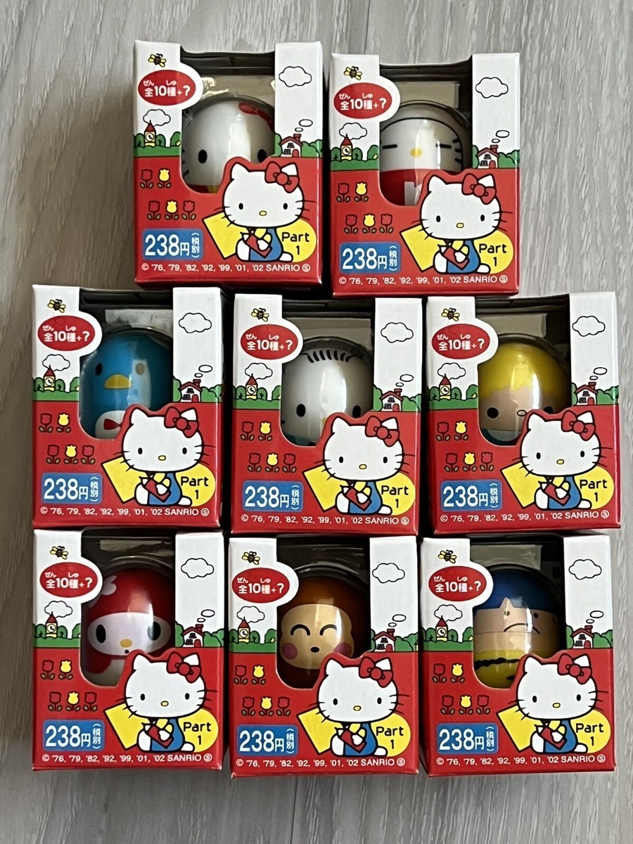Hello Kitty Sanrio Columbus Figure Set of 8 U-Mate Japan Mighty