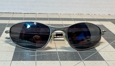 Oakley A Wire Silver Frame Sunglasses Vintage A-Wire from the 90s