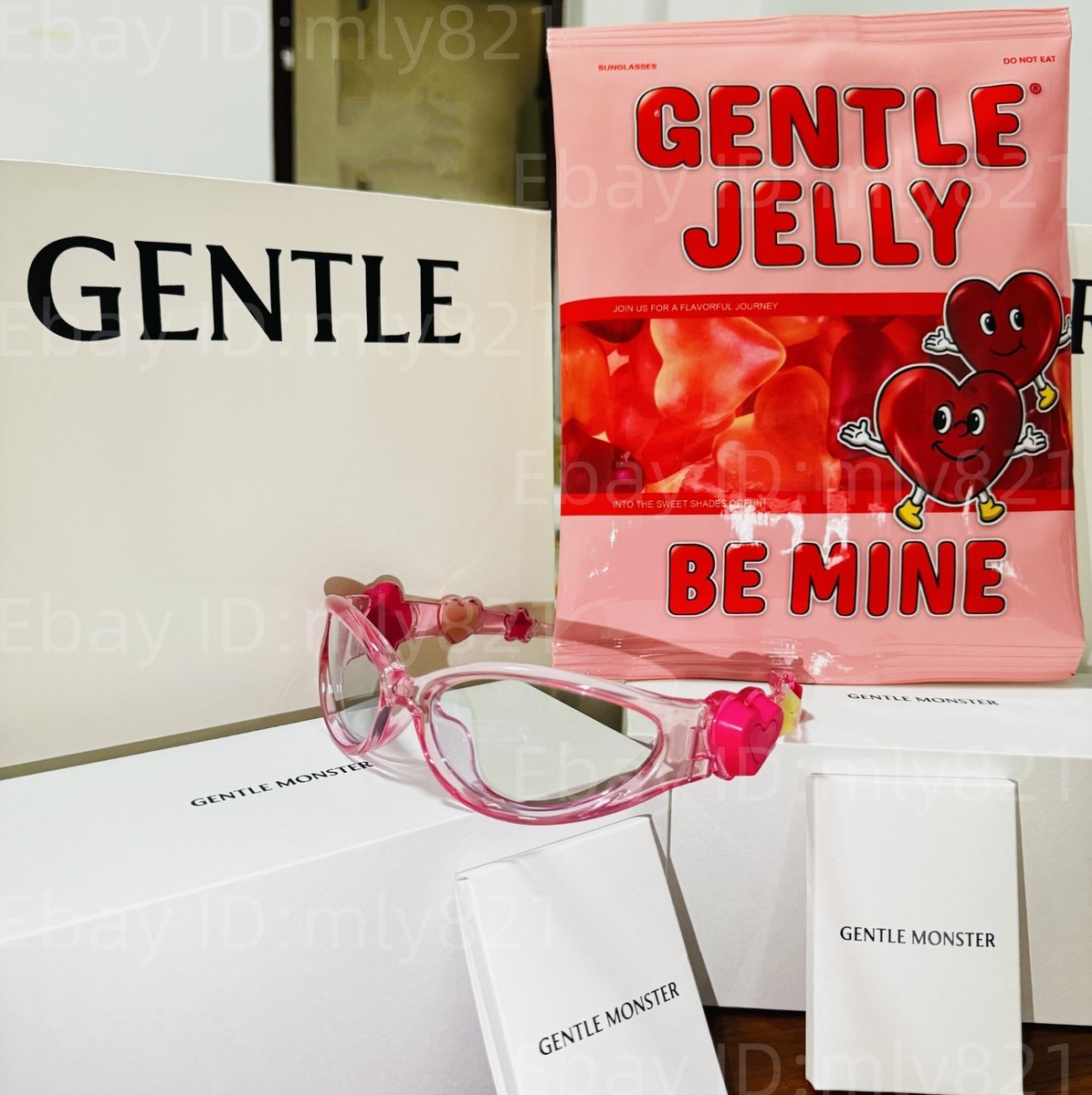 Gentlemonster Sunglasses Gummy PC12 Translucent Pink | eBay