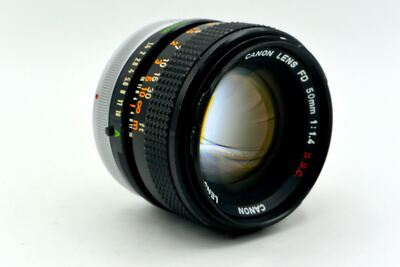 Canon 50mm f/1.4 SSC S.S.C. Manual Focus FD-Mount Prime Lens | eBay