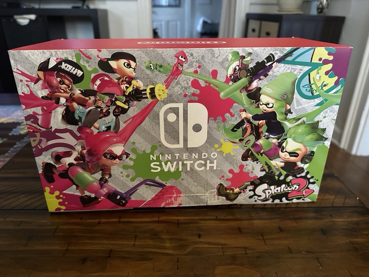 Complete Nintendo Switch Console - Splatoon 2 Limited Edition | eBay