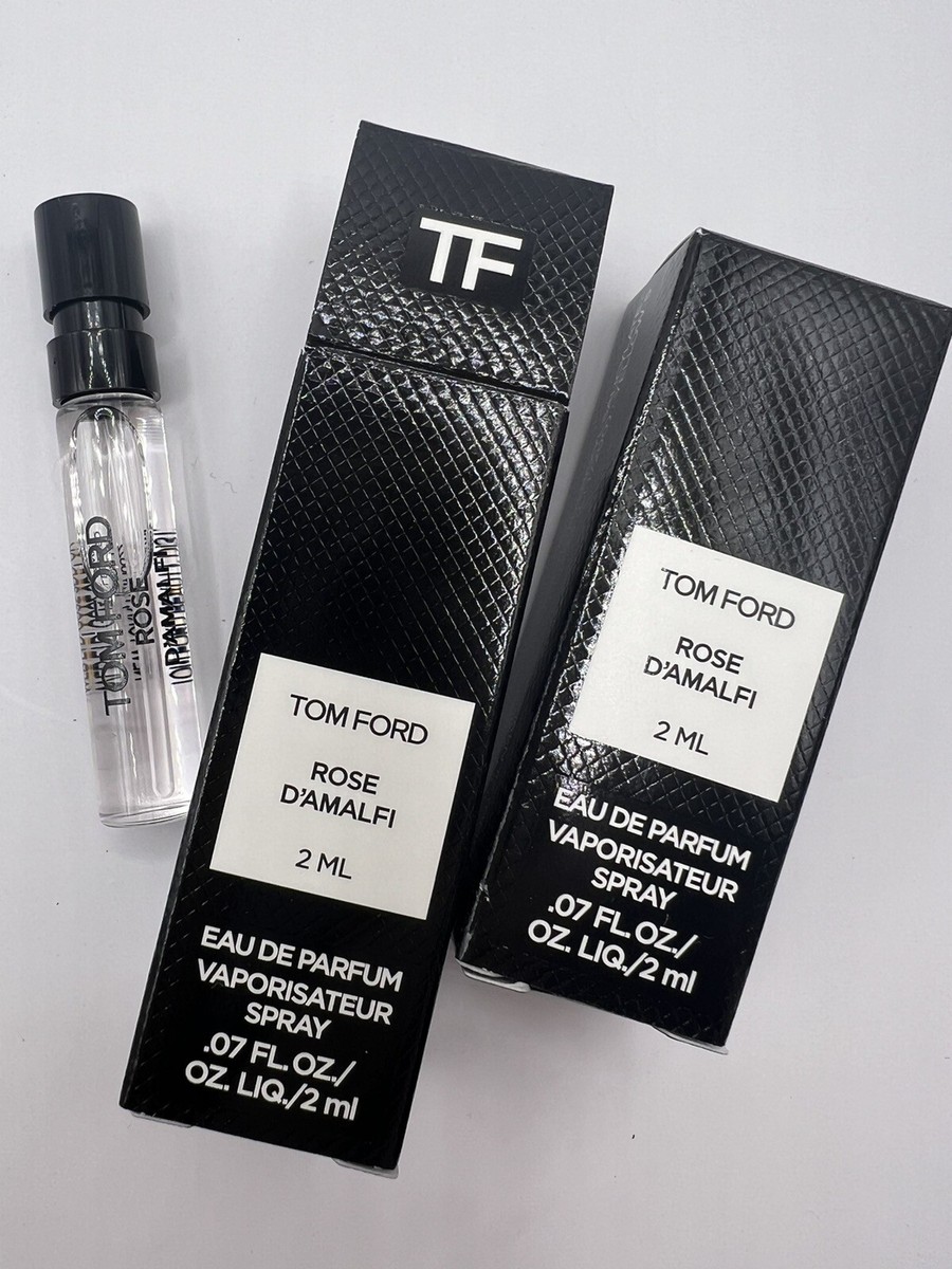 2x Tom Ford Rose D'amalfi Eau De Parfum Sample Spray Vial 2ml