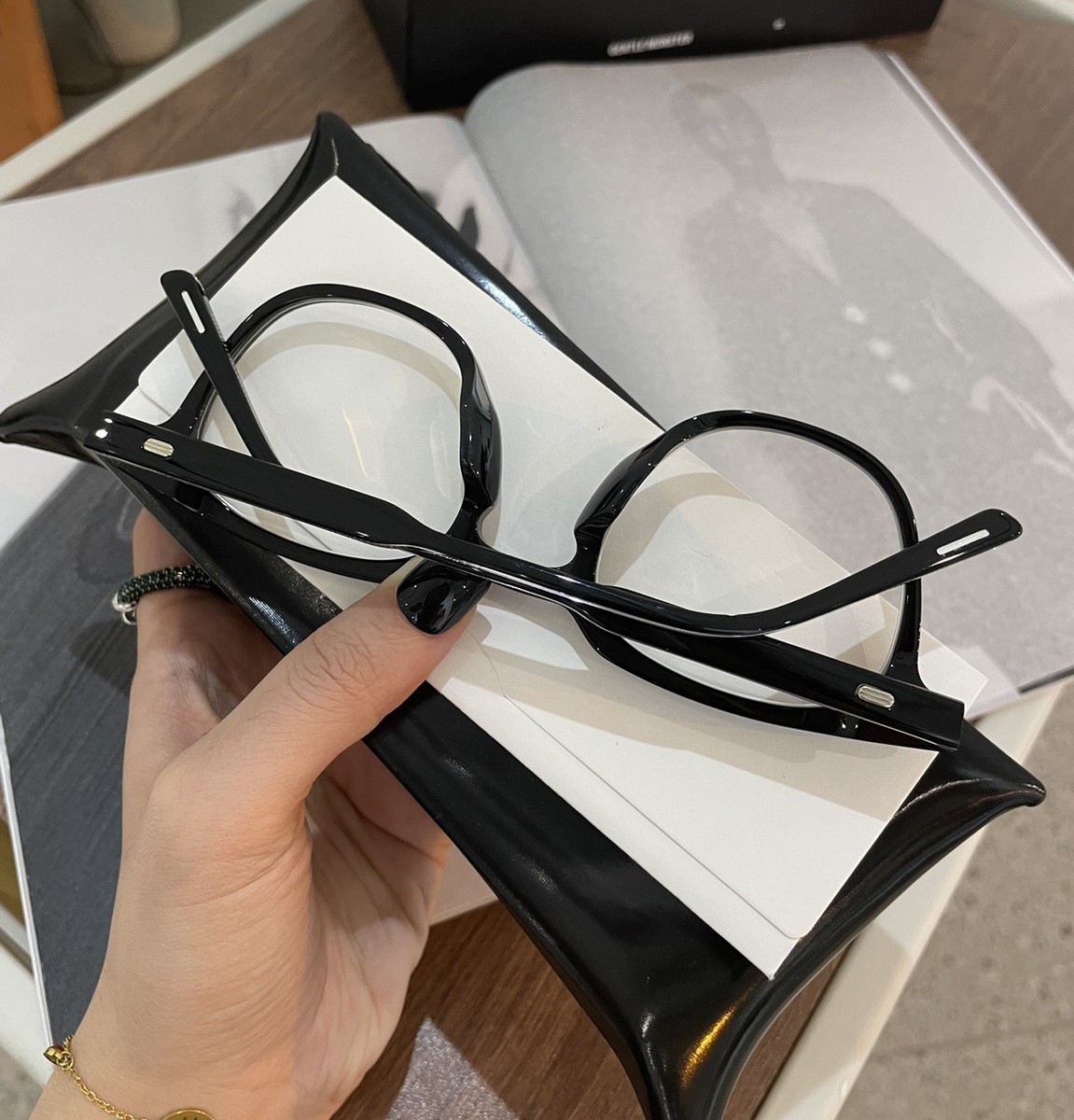 GentleMonster Unisex Sunglasses Lutto 01 Black Frame Clear Lenses