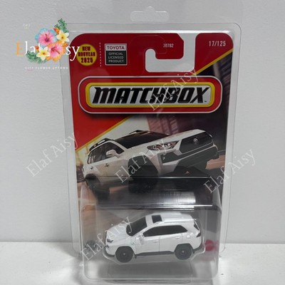 NEW 1:64 2025 Matchbox 17/125 Toyota RAV4 TRD White Diecast Car