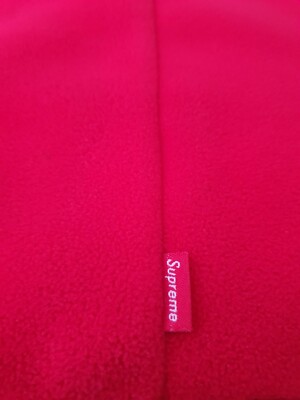 FW16 Supreme Polartec fleece neck gaitor red gaiter neck warmer