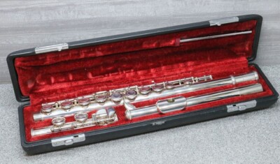 Yamaha YFL-211S Flute with Original Hard Case Used | eBay
