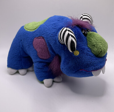Ganz Webkinz Midnight Monster Blue Stuffed Animal Plush Toy HM412