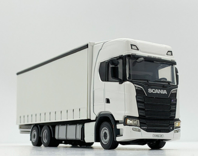 Scania S highline CS20H riged curtainsided 6x2 tag axle ,WSI truck