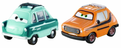 Disney Pixar Cars Micro Drifters 2-Pack: Professor Z (Zundapp
