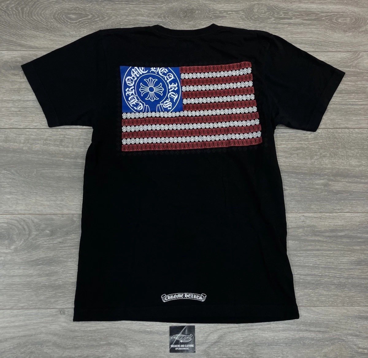 Size Small - Chrome Hearts American Flag T-Shirt ' Black ' | GOOD