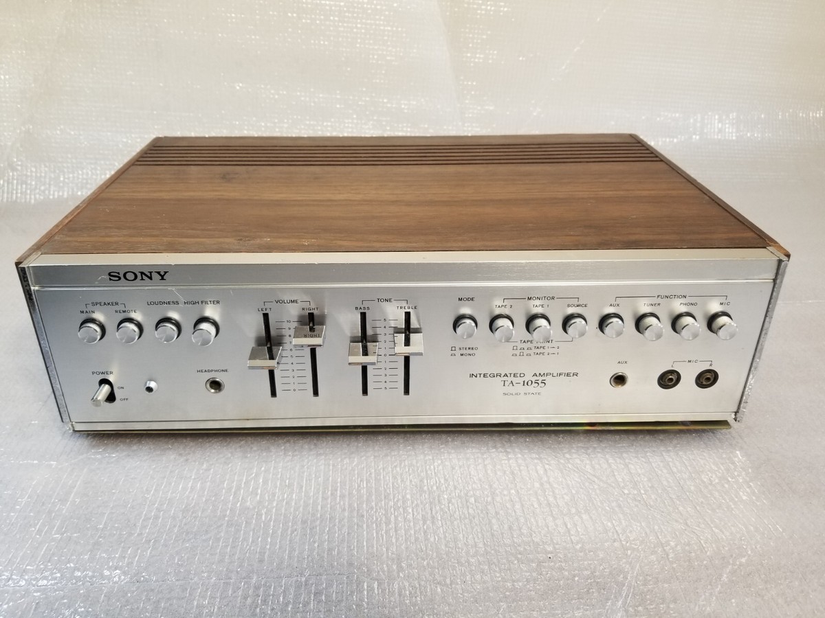 ソニー プリメインアンプ TA-1055A 動作確認済 取説 音響機器 ソニー