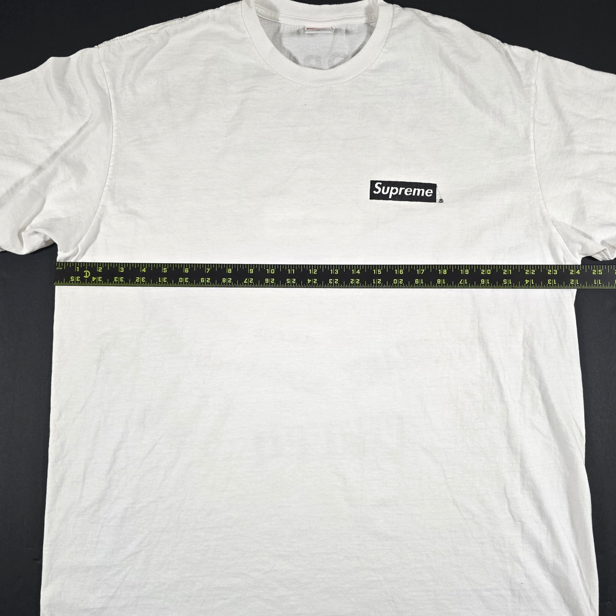 SUPREME SPIRAL TEE Sz XL SS21 WHITE DOUBLE-SIDED T-SHIRT SPRING