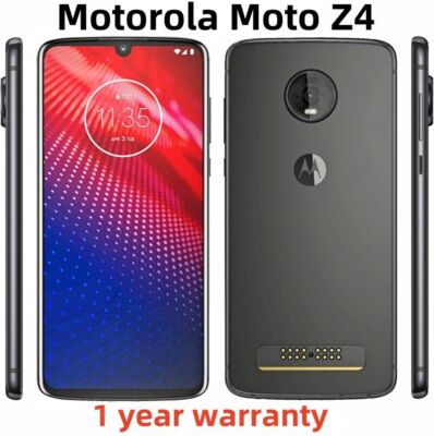 Motorola Moto Z4 XT1980-4 128GB 48MP 4G Unlocked Gobal Smartphone