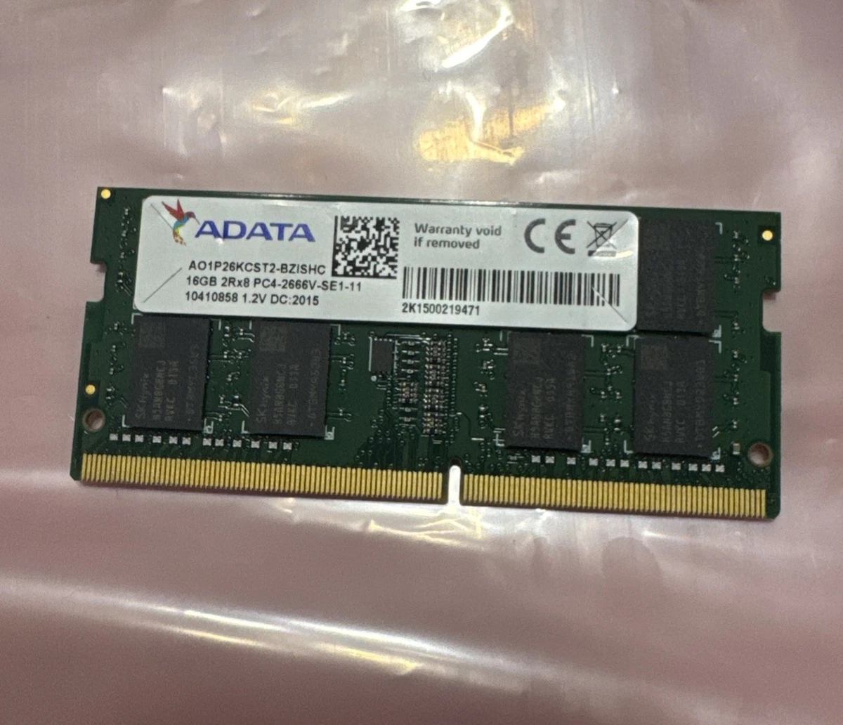 ADATA PC4-21300 (DDR4-2666) Bus Speed DDR4 SDRAM Memory (RAM) for