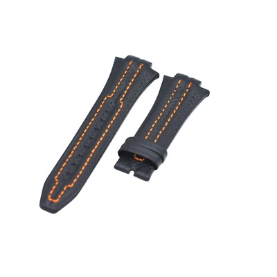 Sportura SNA481P 15mm Black Leather Watch Strap For Seiko | eBay
